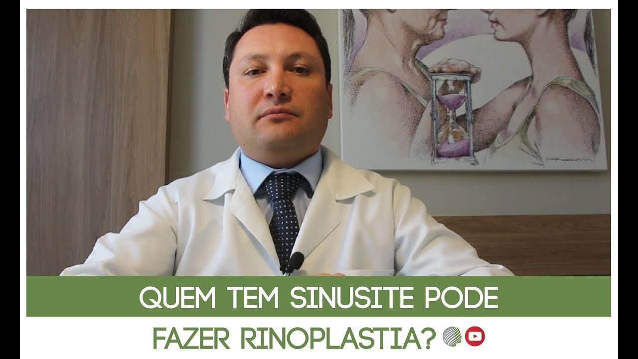 Quem tem sinusite pode fazer rinoplastia?